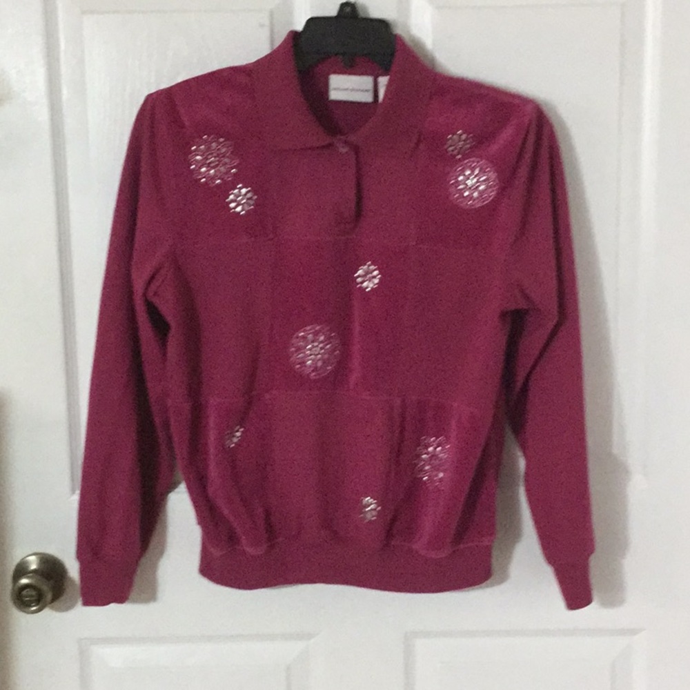 Alfred Dunner velour pant suit